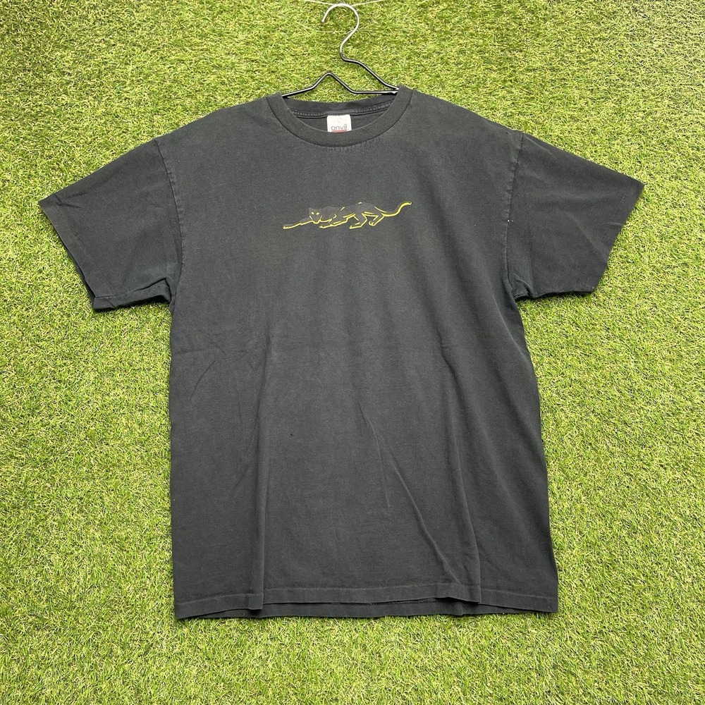 Vintage Josta Shirt Mens XL Black Short Sleeve Single Stitch Pepsi Energy 90s